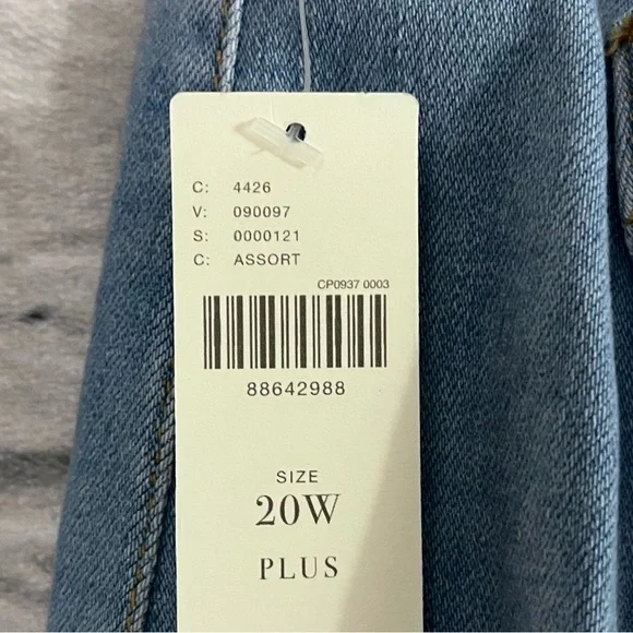 NWT Anthropologie 20W The Colette Crop High-Rise Wide-Leg Jeans by Maeve - Picture 15 of 16